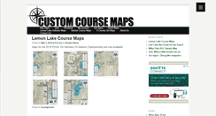 Desktop Screenshot of customcoursemaps.com